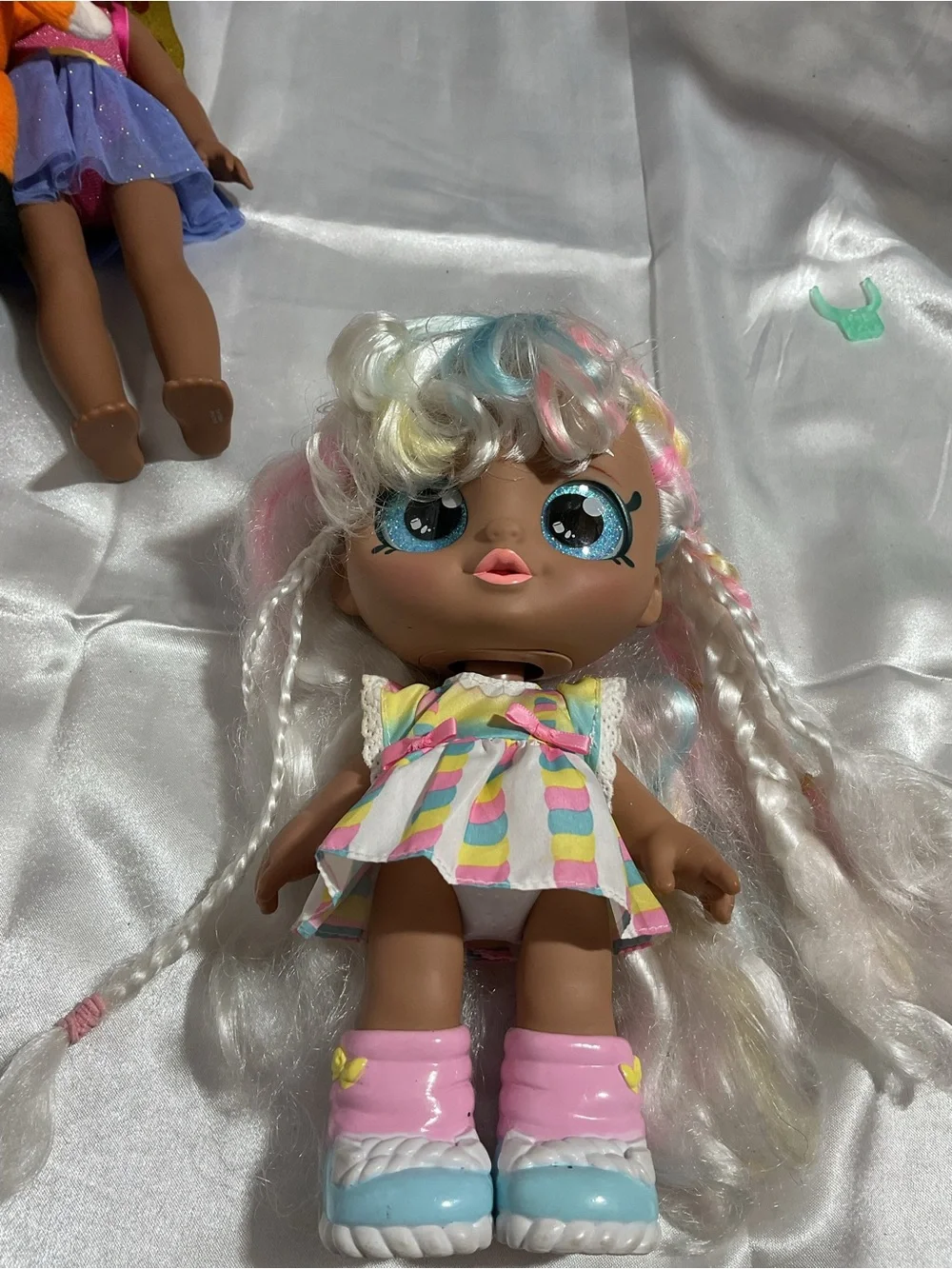 Rainbow Pastel Fashion Doll - Pink, Blue & White